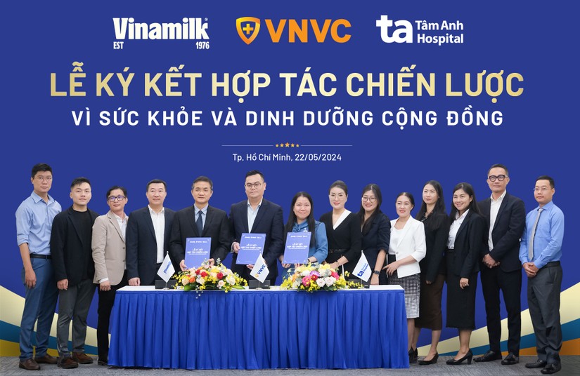 H&igrave;nh ảnh Lễ k&yacute; kết hợp t&aacute;c. Ảnh: Vi Nam