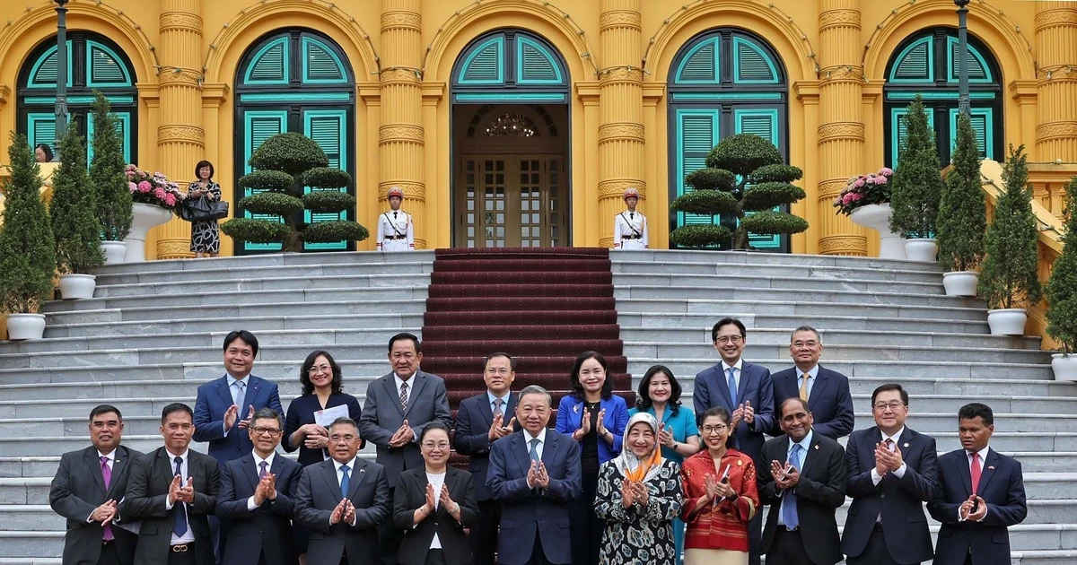 Đại sứ các nước ASEAN và Timor-Leste tới chúc mừng Chủ tịch nước Tô Lâm