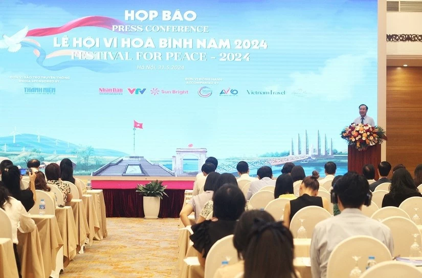 Họp b&aacute;o Lễ hội V&igrave; H&ograve;a b&igrave;nh