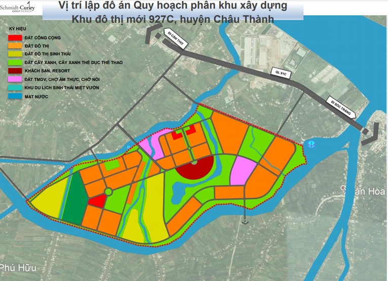 Vị tr&iacute; lập đồ &aacute;n quy hoạch ph&acirc;n khu x&acirc;y dựng Khu đ&ocirc; thị mới tại huyện Ch&acirc;u Th&agrave;nh. Nguồn: Bất động sản 102.