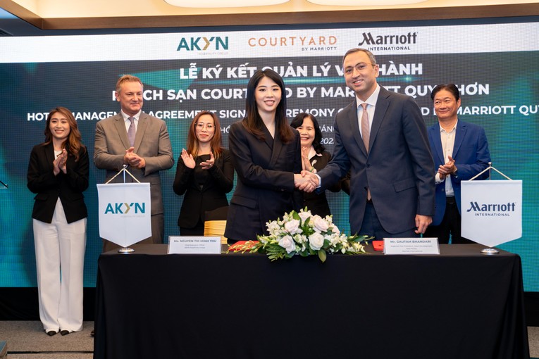 AKYN Hospitality Group k&yacute; kết Bi&ecirc;n bản hợp t&aacute;c với Tập đo&agrave;n kh&aacute;ch sạn h&agrave;ng đầu thế giới Marriott International