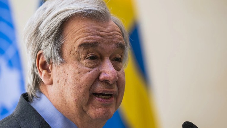 Tổng thư k&yacute; Li&ecirc;n Hợp Quốc Antonio Guterres. Ảnh: AFP