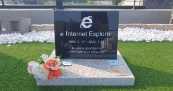 Trình duyệt Internet Explorer được lập bia mộ tại Hàn Quốc