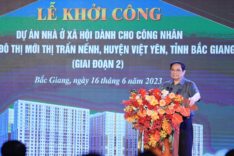 Khởi công dự án nhà ở xã hội dành cho công nhân tại Bắc Giang