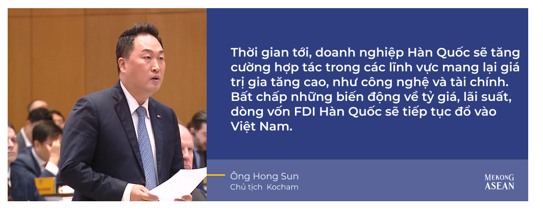 Chủ tịch Kocham: 'Đầu tư Hàn Quốc vào Việt Nam sẽ tiếp tục tăng mạnh'