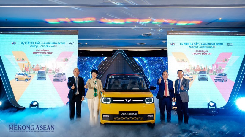 Lễ ra mắt &ocirc; t&ocirc; điện cỡ nhỏ Wuling HongGuang MiniEV tại Việt Nam.