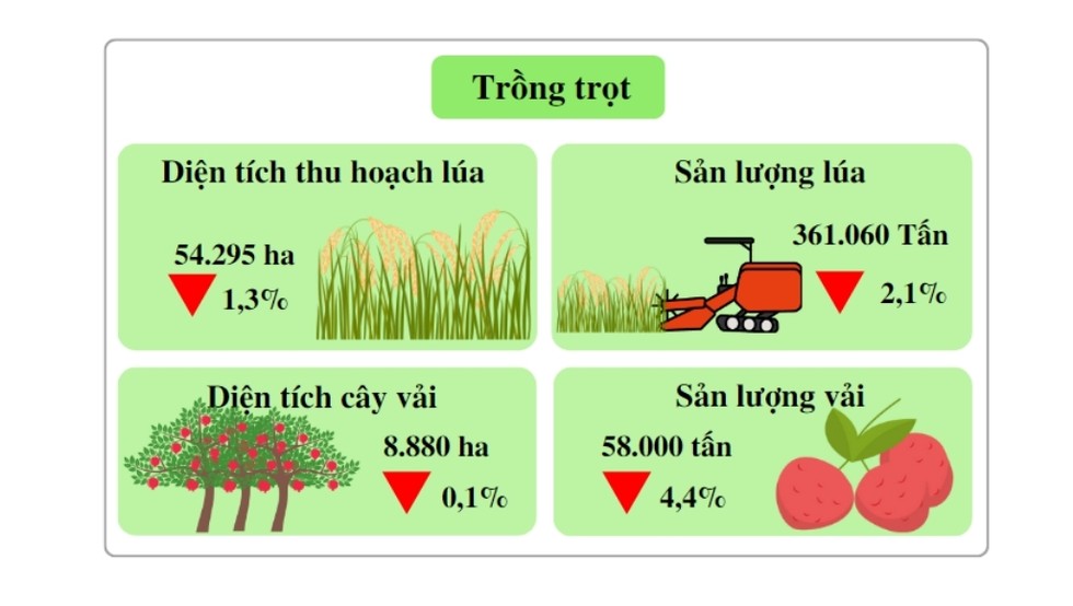 T&igrave;nh h&igrave;nh ph&aacute;t triển sản xuất n&ocirc;ng nghiệp của Hải Dương 6 th&aacute;ng đầu năm 2023.