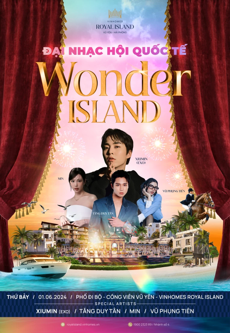 Đại nhạc hội Wonder Island lần đầu ti&ecirc;n được tổ chức tại Hải Ph&ograve;ng quy tụ ng&ocirc;i sao nổi tiếng H&agrave;n Quốc v&agrave; Việt Nam, khai mở điểm đến đẳng cấp quốc tế tại Việt Nam.