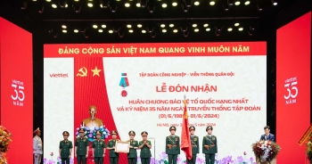 Viettel đón nhận Huân chương Bảo vệ Tổ quốc hạng Nhất