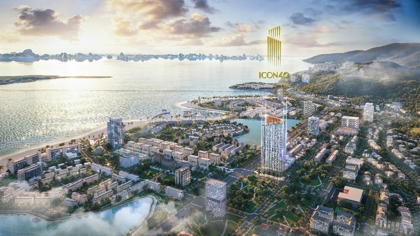 Dự &aacute;n ICON40 tại trung t&acirc;m Khu đ&ocirc; thị vịnh biển Halong Marina. Ảnh: BIM Land