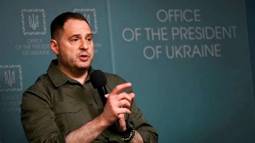 &Ocirc;ng Andriy Yermak &ndash; người đứng đầu Văn ph&ograve;ng Tổng thống Ukraine. Ảnh: Reuters