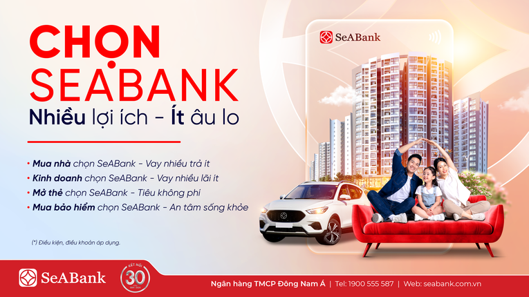 SeABank triển khai chương tr&igrave;nh ưu đ&atilde;i &ldquo;Chọn SeABank - Nhiều lợi &iacute;ch - &Iacute;t &acirc;u lo&rdquo; với nhiều lợi &iacute;ch thiết thực d&agrave;nh cho kh&aacute;ch h&agrave;ng c&aacute; nh&acirc;n.