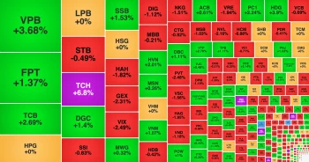 VN-Index tiếp tục đi lên, bộ đôi cổ phiếu nhóm Hoàng Huy hút tiền