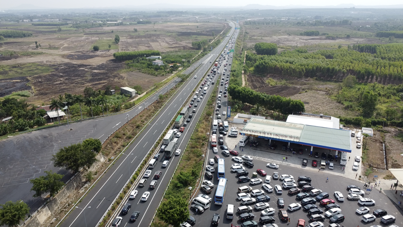 Trạm dừng ch&acirc;n Long Th&agrave;nh tr&ecirc;n tuyến cao tốc TP.HCM - Long Th&agrave;nh - Dầu Gi&acirc;y. Ảnh: VGP.