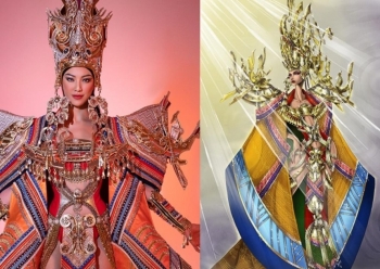 Đại diện Việt Nam mang trang phục dân tộc nặng 30kg tới Miss Supranational 2022