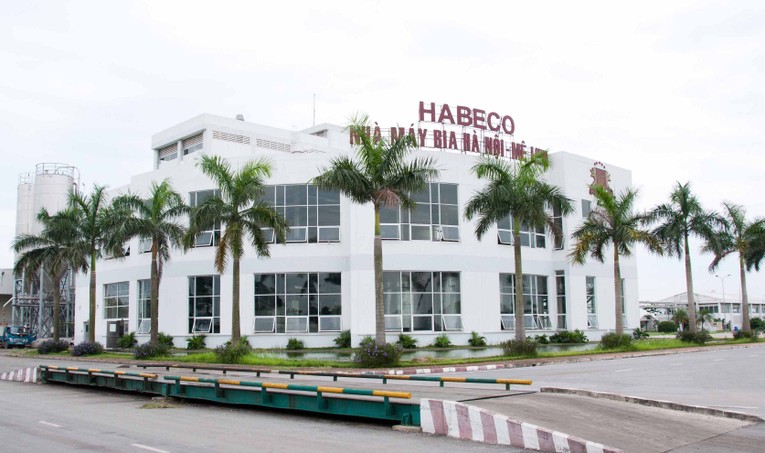 Nh&agrave; m&aacute;y của Habeco tại M&ecirc; Linh, H&agrave; Nội.