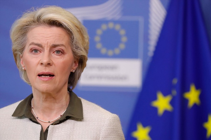 Chủ tịch Ủy ban Ch&acirc;u &Acirc;u (EC) Ursula von der Leyen. Ảnh: AFP