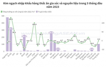 Việt Nam nhập khẩu gần 2,5 tỷ USD thức ăn gia súc nửa đầu năm 2023