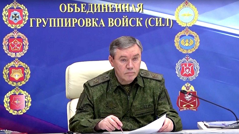 Tổng tham mưu trưởng Lực lượng vũ trang Nga Valery Gerasimov. Ảnh: Moscow Times