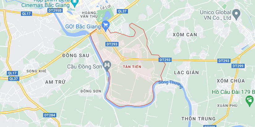 X&atilde; T&acirc;n Tiến, th&agrave;nh phố Bắc Giang.