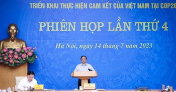 Thủ tướng chủ trì phiên họp Ban Chỉ đạo quốc gia triển khai cam kết tại COP26