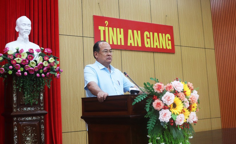 Chủ tịch UBND tỉnh An Giang Nguyễn Thanh B&igrave;nh. Ảnh: CTTĐT An Giang