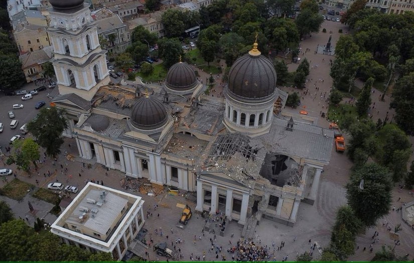 Nh&agrave; thờ Spaso-Preobrazhensky tại Odessa. Ảnh: Reuters