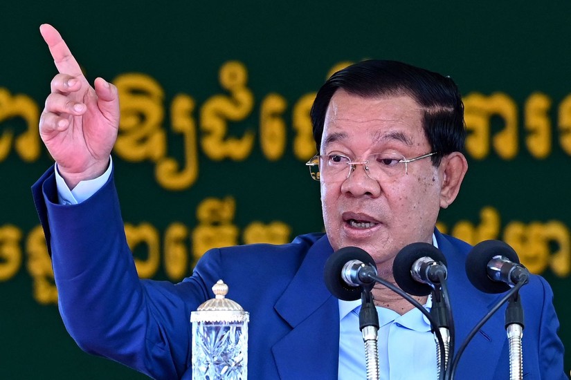 Thủ tướng Campuchia Hun Sen. Ảnh: AFP