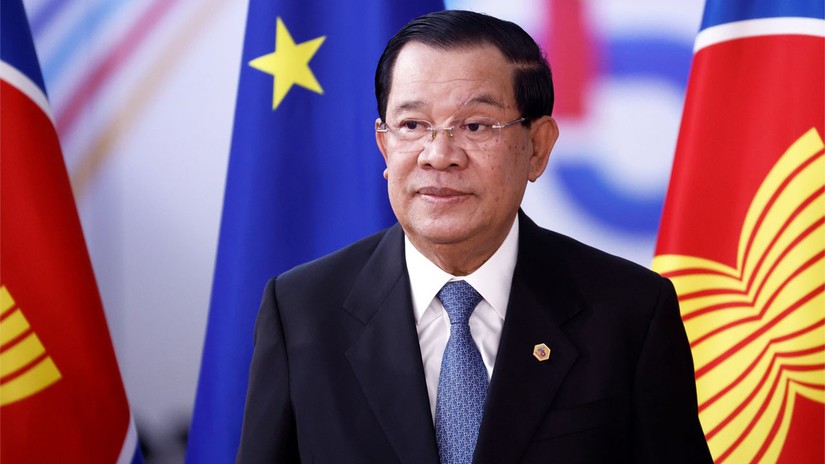 Thủ tướng Campuchia Hun Sen. Ảnh: AFP