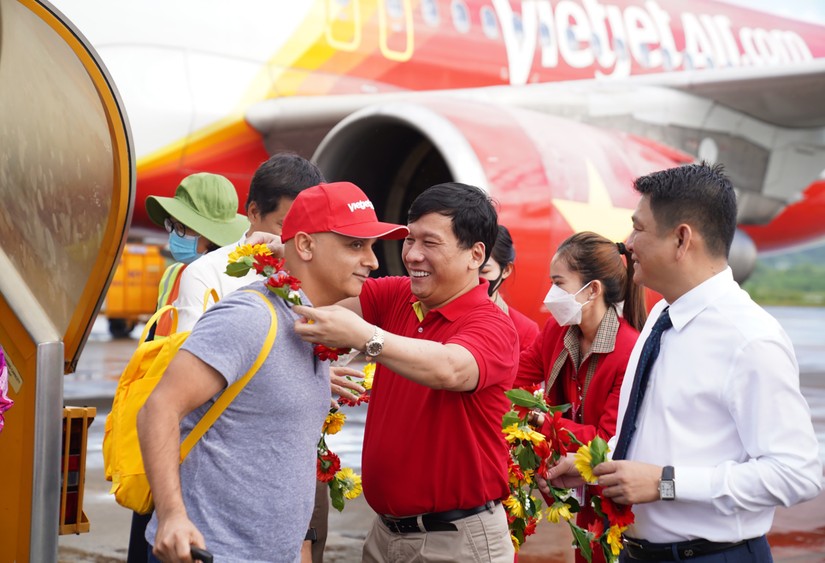 Ti&ecirc;n phong khai th&aacute;c thị trường quốc tế, đưa du kh&aacute;ch về Việt Nam, Vietjet b&aacute;o c&aacute;o kết quả kinh doanh t&iacute;ch cực trong nửa đầu năm 2023. Ảnh: T&agrave;i Nguy&ecirc;n