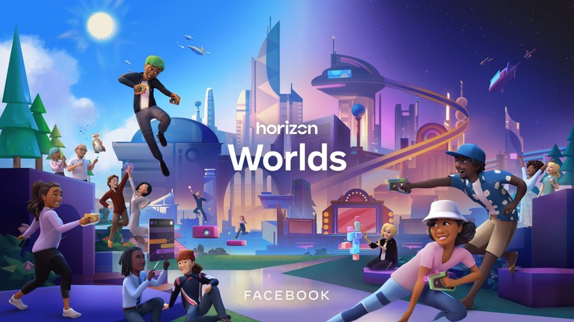 Horizon Worlds, nền tảng metaverse của Meta.