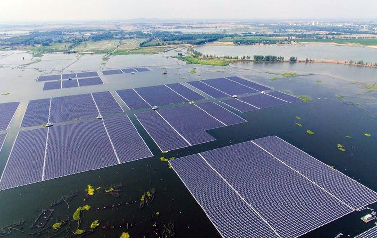 Trang trại mặt trời nổi hỗn hợp Nam Theun 2 Solar tại tỉnh Khammuan