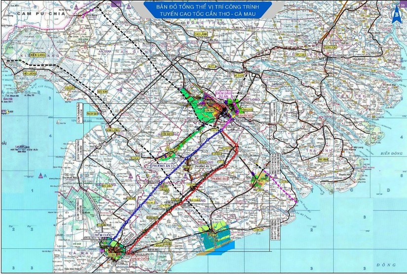 Khởi c&ocirc;ng cao tốc Bắc - Nam đoạn Cần Thơ - C&agrave; Mau trước 31/3/2023. Nguồn: Canthogov.vn.