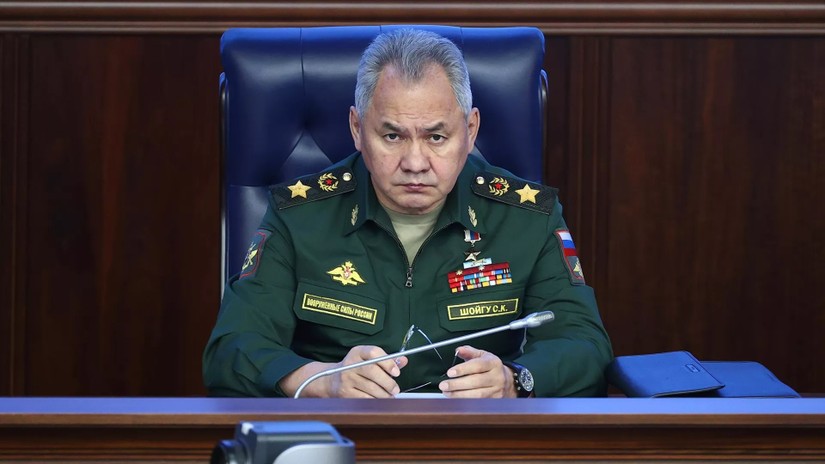 Bộ trưởng Quốc ph&ograve;ng Nga Sergei Shoigu. Ảnh: Sputnik