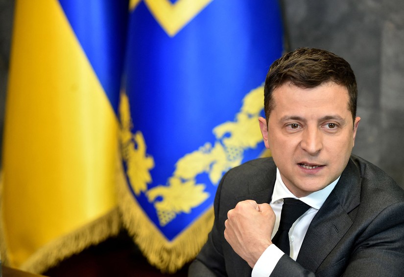 Tổng thống Ukraine Volodymyr Zelensky. Ảnh: AFP