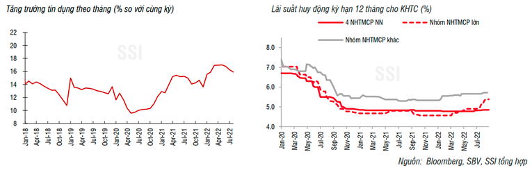 SSI kỳ vọng các ngân hàng sẽ được nới thêm 3-5% room tín dụng