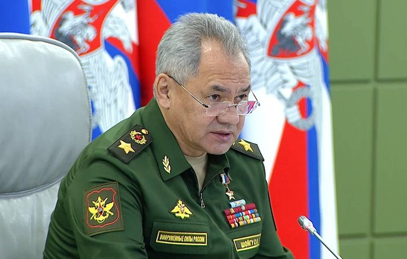 Bộ trưởng Quốc ph&ograve;ng Nga Sergei Shoigu. Ảnh: TASS