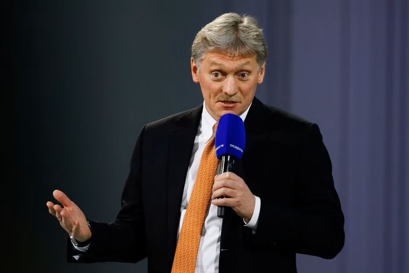 Người ph&aacute;t ng&ocirc;n Điện Kremlin Dmitry Peskov. Ảnh: Reuters