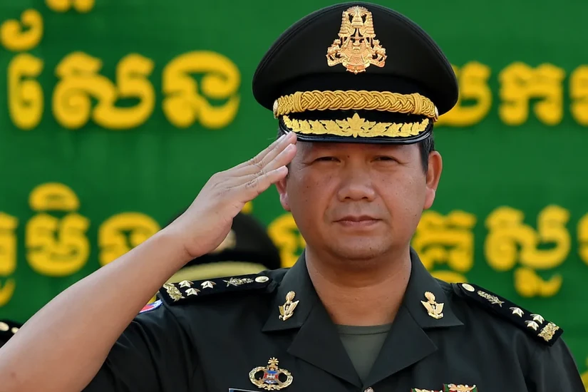 Tướng Hun Manet, th&aacute;ng 6/2020. Ảnh: AFP