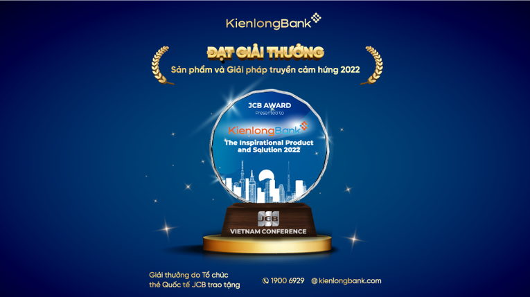 KienlongBank nhận giải 'Sản phẩm và giải pháp truyền cảm hứng 2022'