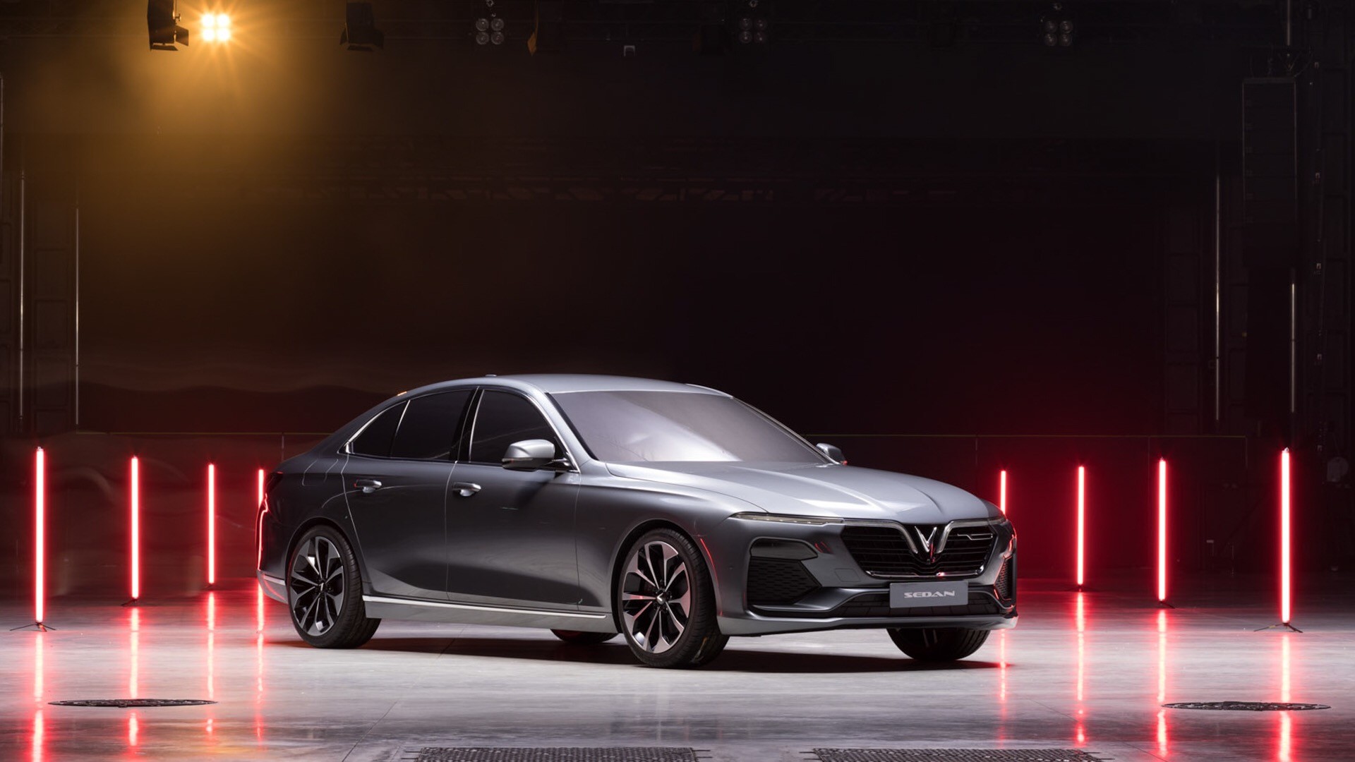 Mẫu xe sedan Lux A2.0 của Vinfast.