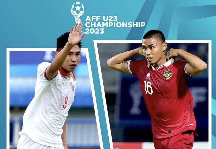 U23 Việt Nam chạm tr&aacute;n U23 Indonesia tại chung kết giải U23 Đ&ocirc;ng Nam &Aacute;. Ảnh: AFF.