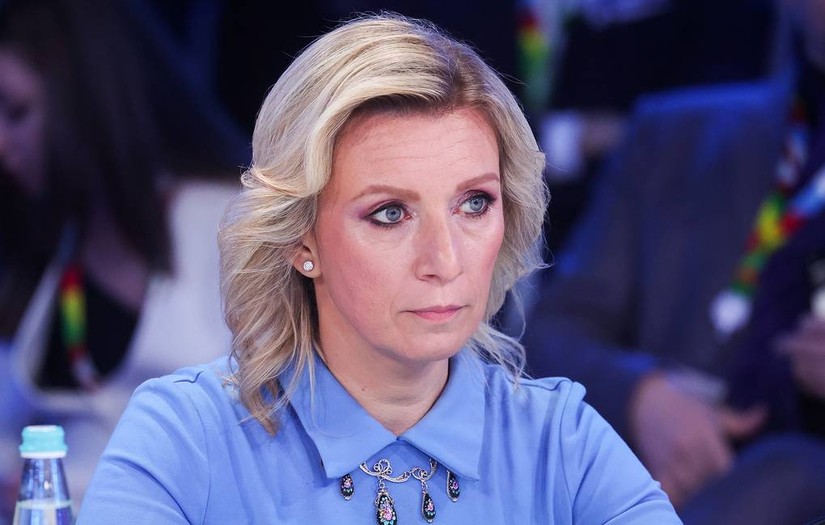 Người ph&aacute;t ng&ocirc;n Bộ Ngoại giao Nga Maria Zakharova. Ảnh: TASS