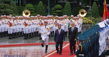 Thủ tướng Phạm Minh Chính đón và hội đàm với Thủ tướng Lý Hiển Long