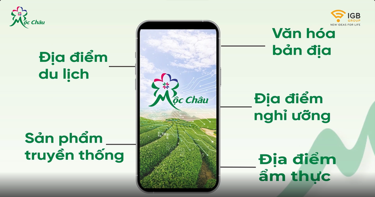 Ứng dụng du lịch th&ocirc;ng minh &amp;amp;amp;quot;Mộc Ch&acirc;u Tour&amp;amp;amp;quot;.