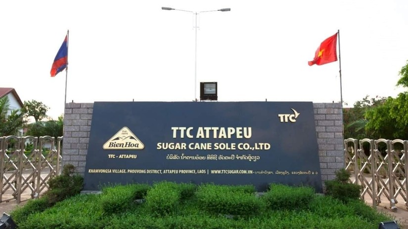 C&ocirc;ng ty m&iacute;a đường của TTC Sugar tại L&agrave;o.