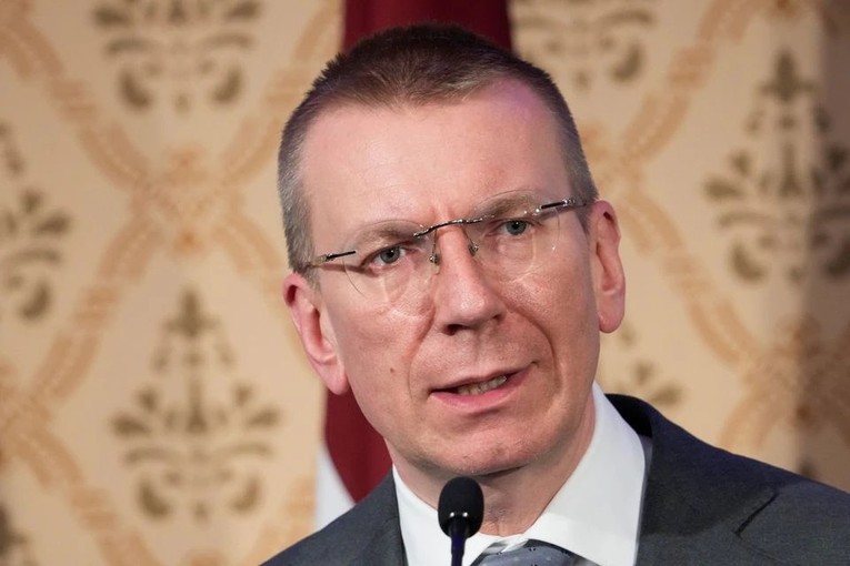 Ngoại trưởng Latvia Edgars Rinkevics. Ảnh: Reuters