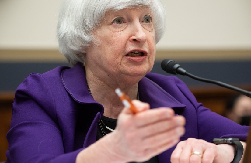 Bộ trưởng T&agrave;i ch&iacute;nh Mỹ Janet Yellen. Ảnh: AFP