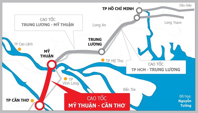 Y&ecirc;u cầu th&ocirc;ng xe cao tốc Mỹ Thuận - Cần Thơ trước ng&agrave;y 30/4/2023.