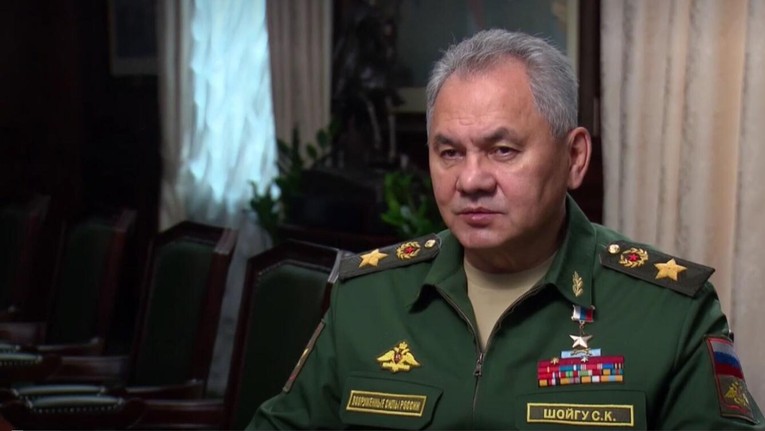 Bộ trưởng Quốc ph&ograve;ng Nga Sergey Shoigu. Ảnh: Sputnik